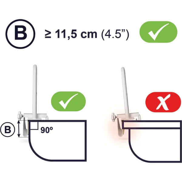 Asa de Acceso a la Bañera con Anclaje Regulable outlet - Imagen 3