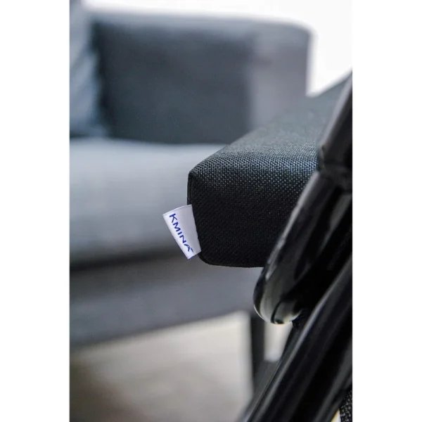 Andadores para Personas Mayores, Andador Adultos con Asiento 4 Ruedas Freno Maneta Negro/Gris Negro - Imagen 13