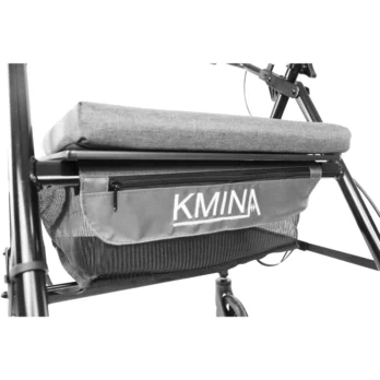 andador con respaldo acolchado y cesta marca kmina