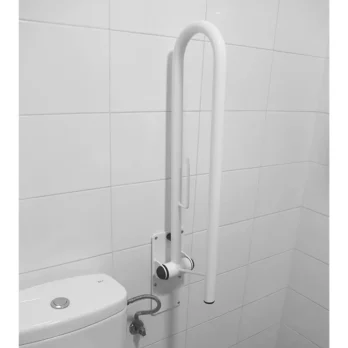 asidero de pared junto a inodoro barra de apoyo fija para bano