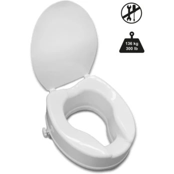 asiento elevador de wc con apertura frontal ideal para mayores