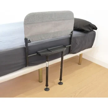 barandilla metalica ajustable para cama anclada a colchon
