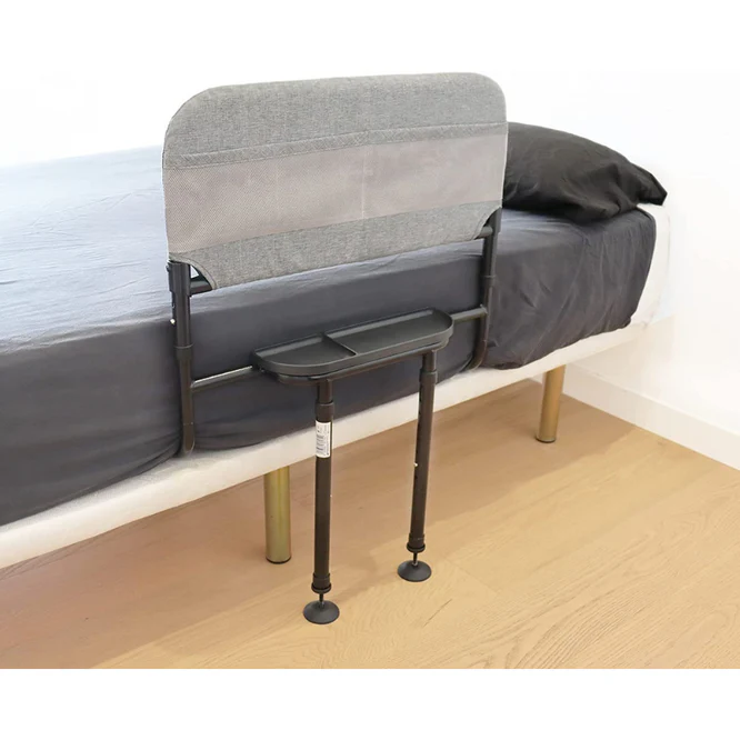 barandilla metalica ajustable para cama anclada a colchon