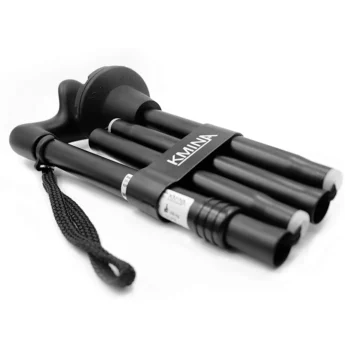 baston ergonomico derecho plegado con empunadura acolchada
