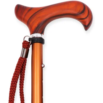 baston extensible de madera con mango anatomico clasico