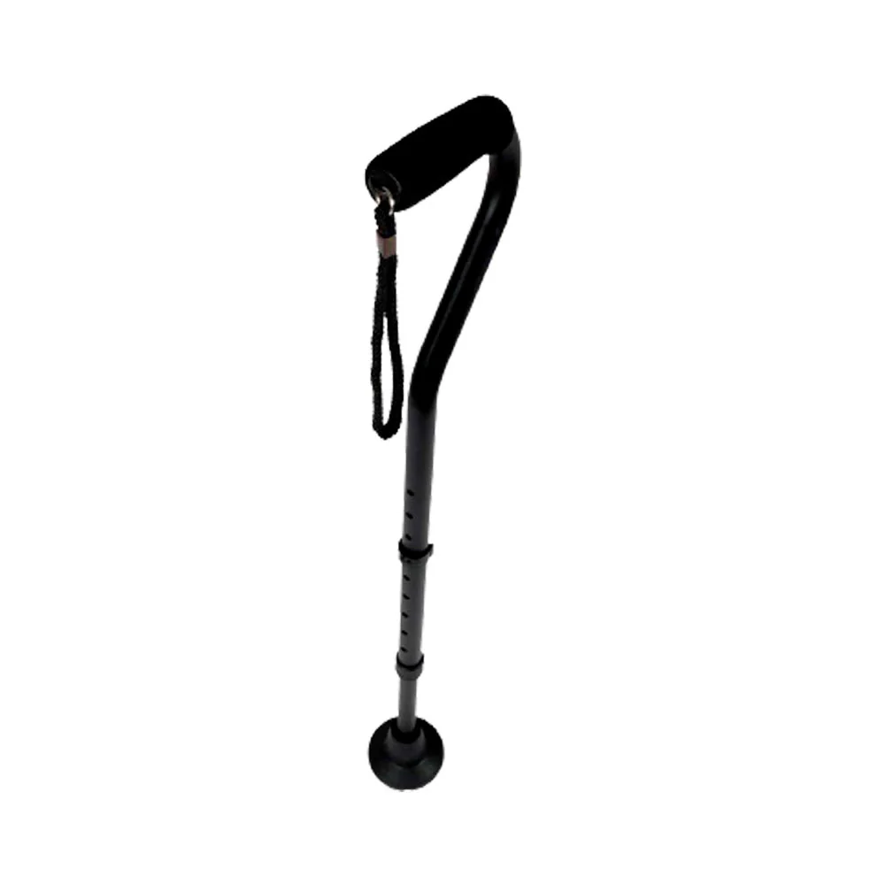 baston negro ergonomico extensible con mango recto