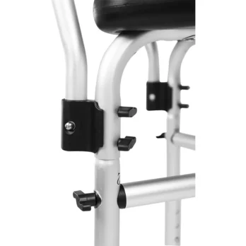 baston o andador con asiento incorporado vista frontal