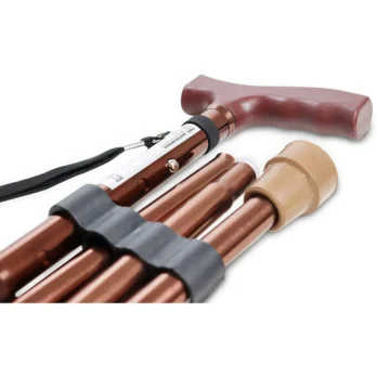 baston plegable de aluminio para mayores ligero y facil de transportar