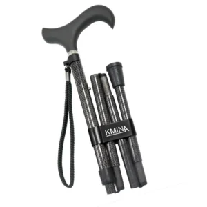 baston plegable de fibra de carbono plegado