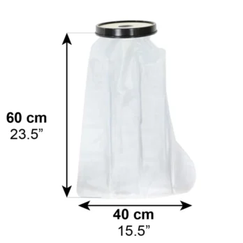 bolsa impermeable de almacenamiento con medidas 60 cm de alto