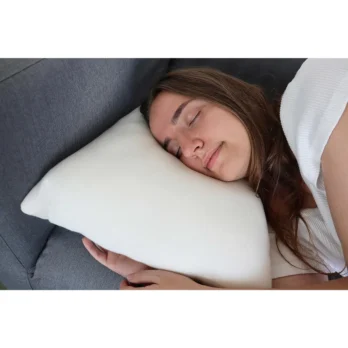 cojin oreja blanco uso con persona dormida