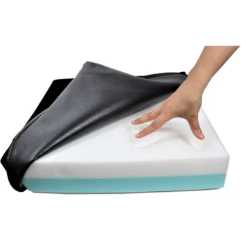 cojin viscoelastico con funda extraible parcialmente abierta