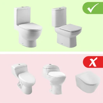 comparativa visual de modelos de inodoro alturas recomendadas para personas mayores