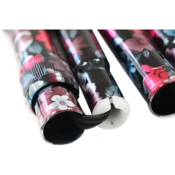 conjunto de bastones con estampado colorido tipo comic