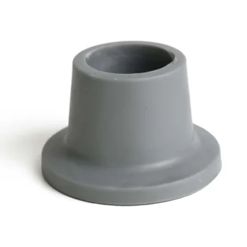 contera estrecha color gris para bastones o sillas base estable