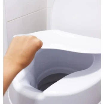 elevador de wc con tapa abatible asistencia para personas con dificultad al sentarse