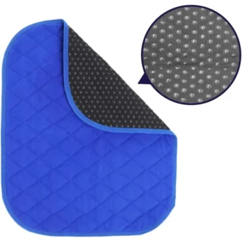 empapador azul con reverso antideslizante negro