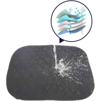 empapador negro con resistencia al agua