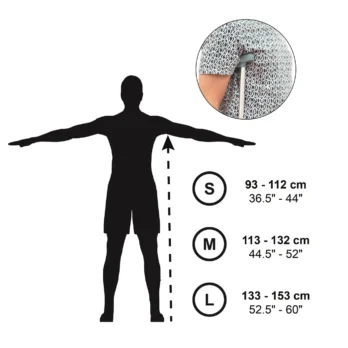 ilustracion anatomica con medicion para bastones axilares y de trabajo