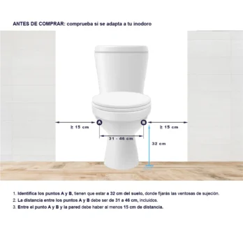 instrucciones para uso correcto wc adaptado