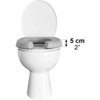 medida de elevacion del asiento de wc modelo de 5 cm de altura