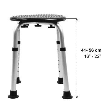 mesa de ducha antideslizante diseno plegable y regulable