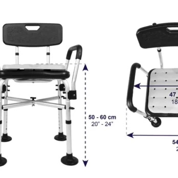 mesa de trabajo ortopedica plegable con soporte para piernas