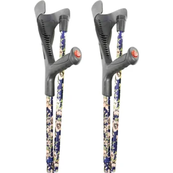 pack de 2 muletas plegables decoradas adulto ligero y ajustable