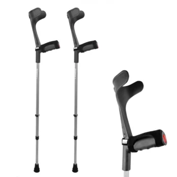 set de muletas ortopedicas con soporte ergonomico
