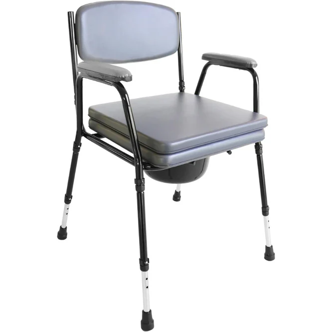 silla de ducha sencilla en color gris con diseno minimalista