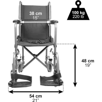 silla de ruedas capacidad de peso maximo
