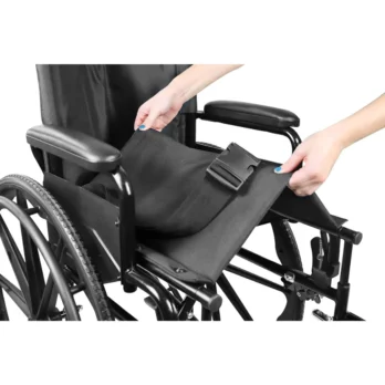 silla de ruedas plegable con estructura ligera