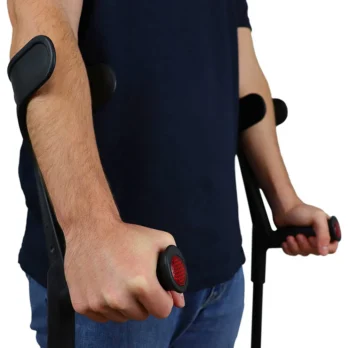 sujecion de muletas con apoyo de antebrazo