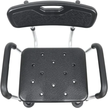 taburete antideslizante para ducha con asiento perforado