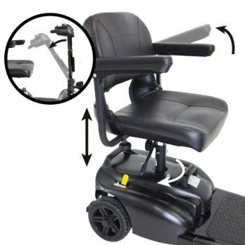 scooter electrico compacto kmina modelo 3 movilidad comoda con ayuda domiciliaria
