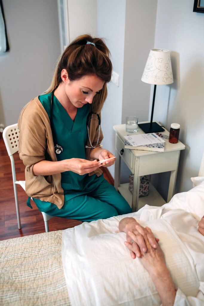 doctor-taking-temperature-to-senior-woman-2025-03-17-01-01-19-utc