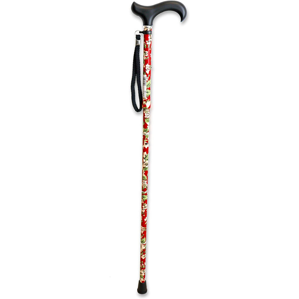 Bastón Plegable, Bastones para Andar Personas Mayores Flores Rojo 3 69 21f50a15 ca9e 41a1 a20e b682bf5f0e0d