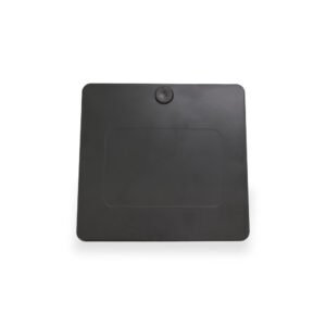 Batería de litio negra plana vista de frente